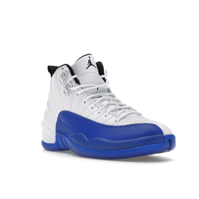 Air Jordan 12 Retro Blueberry Men Sneakers White Black Game-Royal CT8013-140