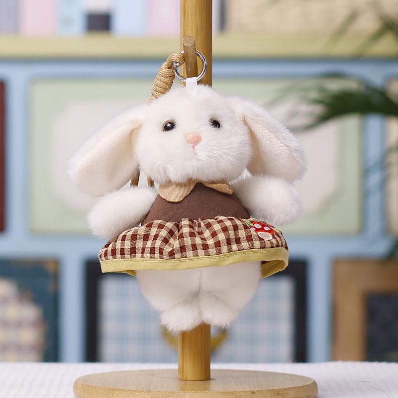 Plush Bunny Keychain With Cartoon Style For Girls And Boys Gift