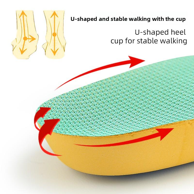 Childrens XO Legs Correction Insoles Flat Feet Support Shock Absorption Sports Full Pad for Babies