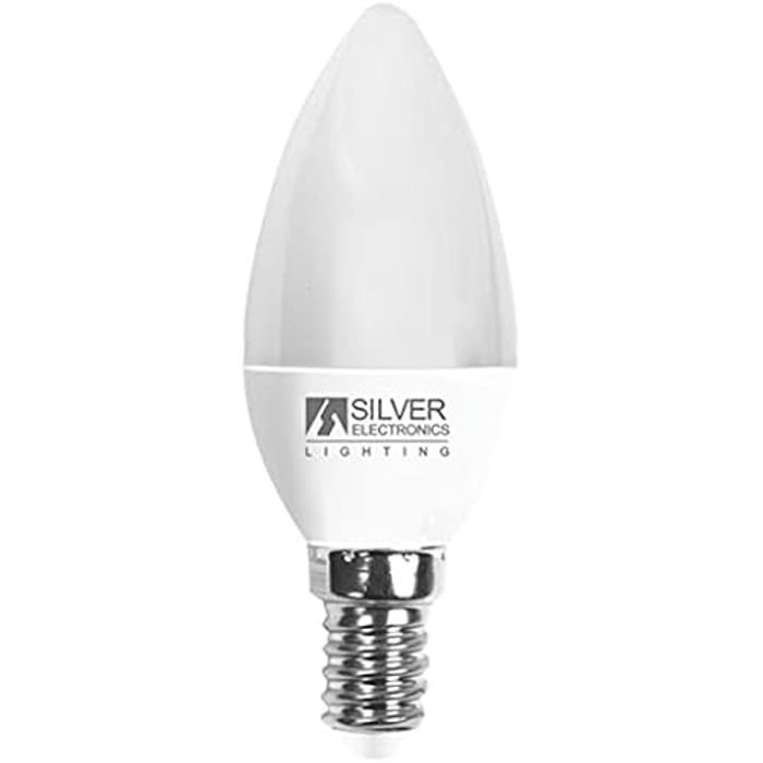 SILVER ELECTRONICS 971614 Ampoules, 5000 K, E14, 6 W, Blanc
