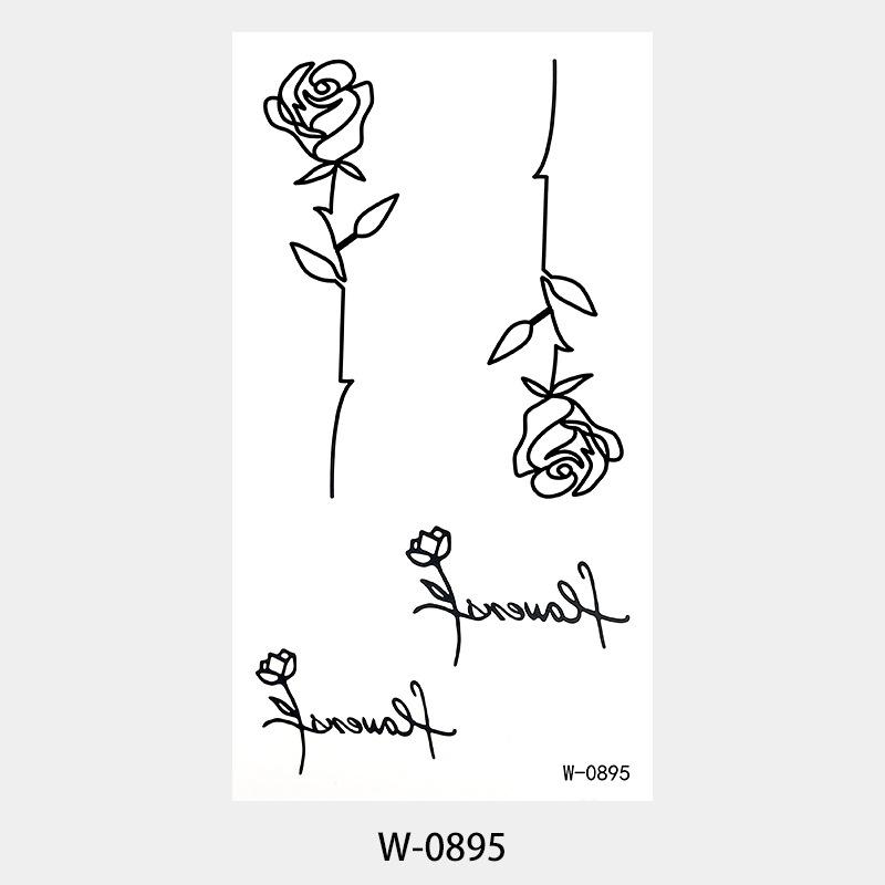 Beauty Sticker Cartoon Tattoo Sticker Waterproof Small Fresh Children Temporary Tattoo Tattoo