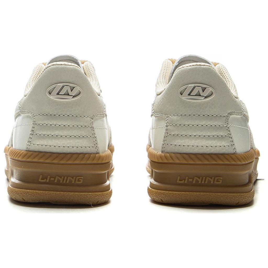 Li Ning Qing Teng Classic Fashion Retro Versatile Thick Sole Increased Height Comfortable Non-Slip Wear-Resistant Low-Top Skate Shoes AGCV028-1