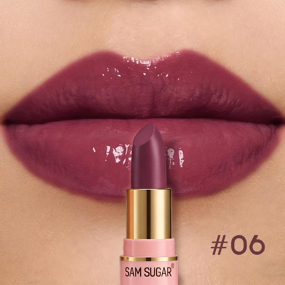 6 Color Matte Lipstick Velvet Cameo Brow Lip Gloss Waterproof Lasting Pigments Makeup Nude Bean Paste Color Lip Stick Lips Makeup Cosmetic