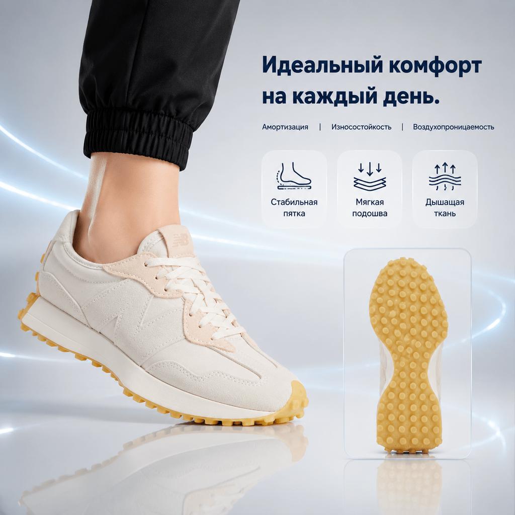 New Balance 327 Šedé Bílé Dámské Tenisky WS327ZAT