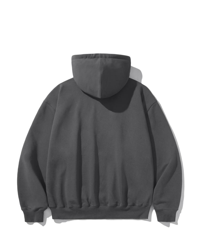 Flm Stitch Logo Hoodie - Charcoal