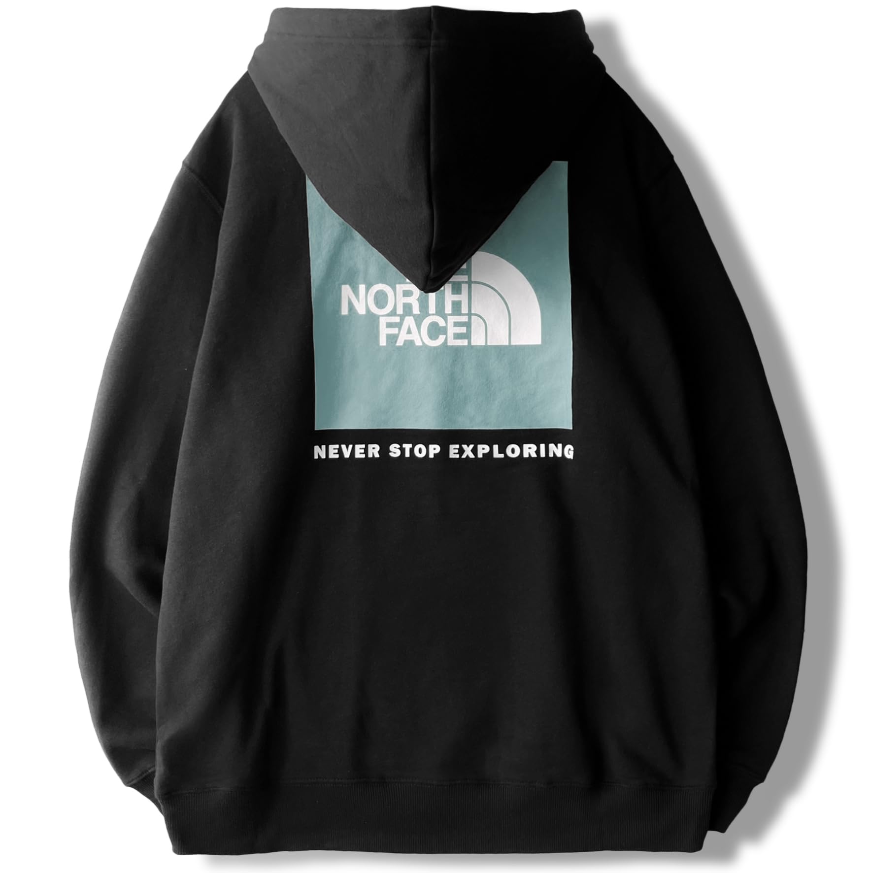 

The North Face Box NSE TNF Print with Back Print and Box Size Small Men s Hoodie, Black/Art Logo, [Used]