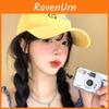 Cat Letter Embroidery Baseball Cap For Women Summer Sunshade Cotton Hat With Curved Brim
