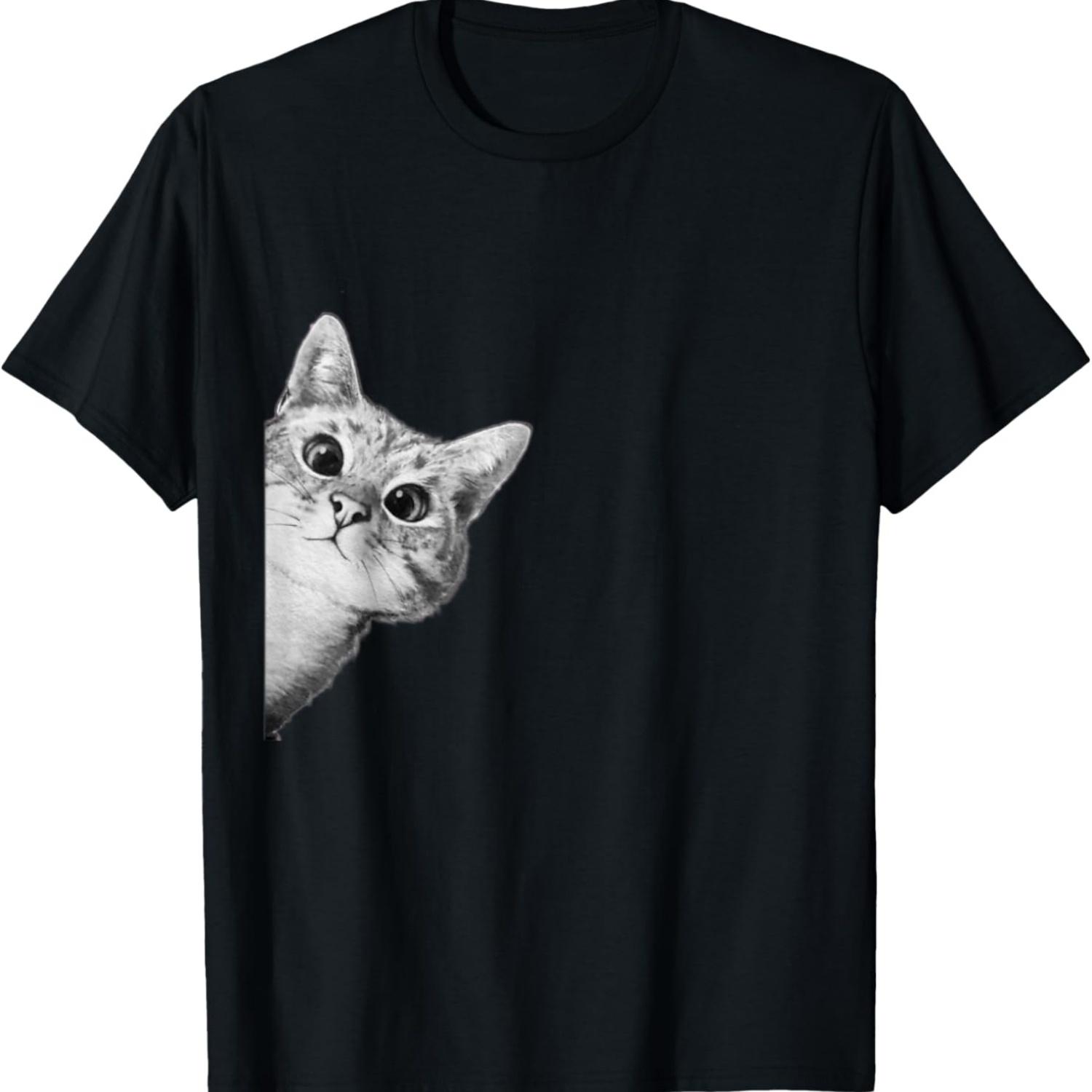 

Funny Ninja Cat Meme T-Shirt for Men Women Kids(1) S чёрный