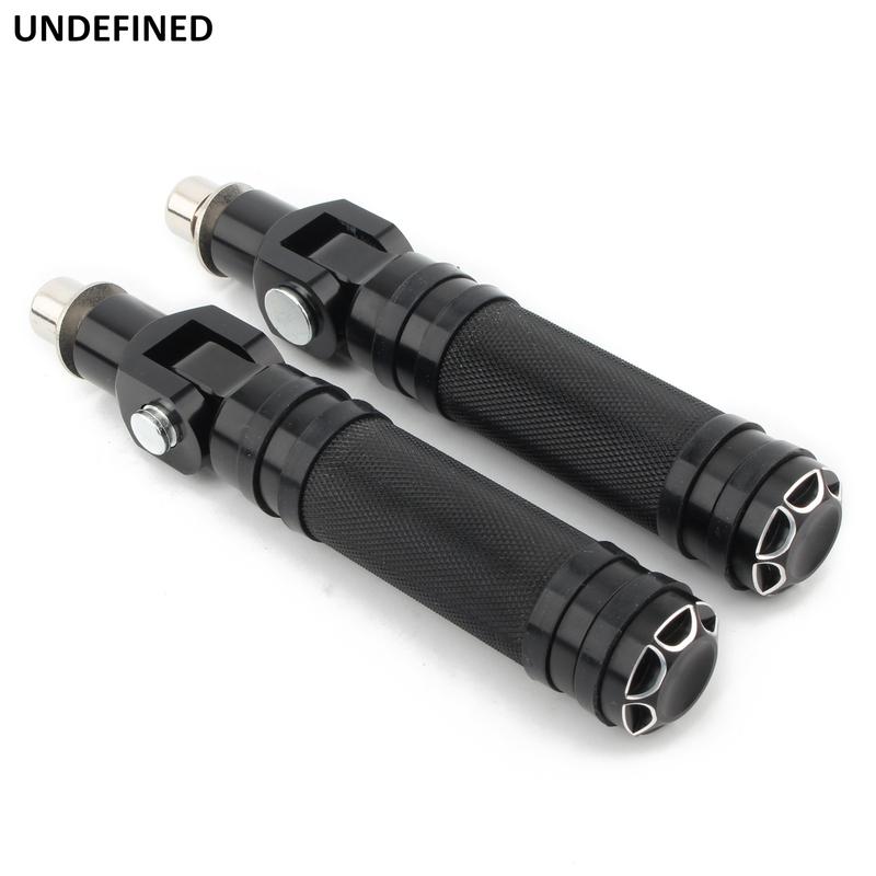 Motorcycle Knurled Modified Foot Pegs Folding Footrests Pedals For Harley Kawasaki Yamaha Suzuki Honda Ducati BMW Universal