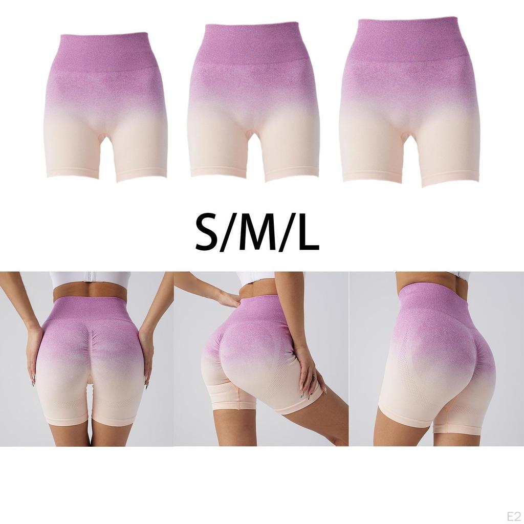 , Booty Elasticated Ladies Control Clothing Exposure High Body Waist for Cycling Fitness