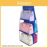 Elegant And Spacious 6 Pockets Clear Hanging Purse Handbag Tote Bag Organizer Rack