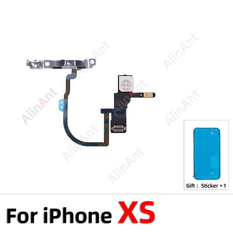 Power Volume Buttons FlashLight Power Flex Cable For iPhone 11 Pro X XR Xs Max 5s SE 6s 7 8 Plus SE 2 3 2020 2022 With Sticker