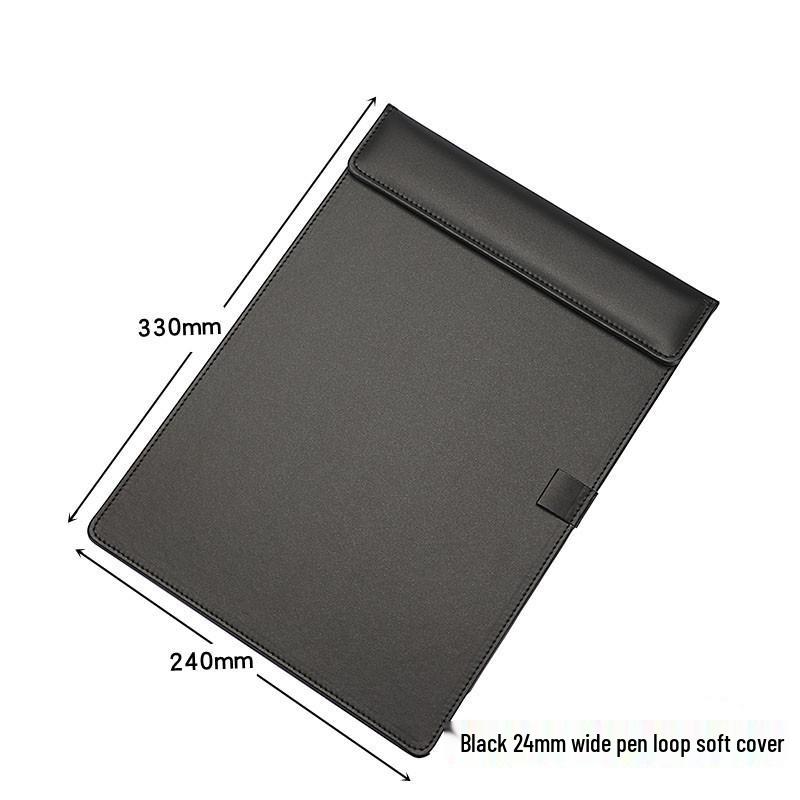 A4 Leather Conference Writing Pad with Magnetic Closure