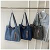 Casual Large-capacity Denim Tote Bag Versatile Shoulder Bag