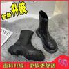 Short boots women's spring and autumn 2025 new Internet celebrity fashion versatile zipper muffin thick bottom non-slip thin boots tide