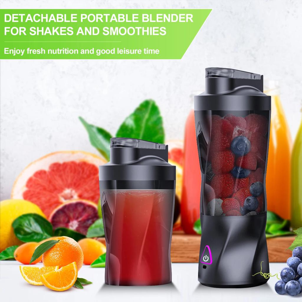 2025 New Portable Electric Wireless Juicer USB Charging 700ml Large-capacity Large Household Juicer Fruit Sctional 700ML Blender