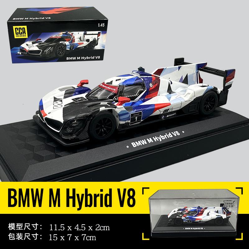 

CCA Simulation 1:45 BMW M Hybrid V8 Alloy Car Model with Acrylic Display Box Diecast Collection Toy Vehicle Birthday Gift Boy