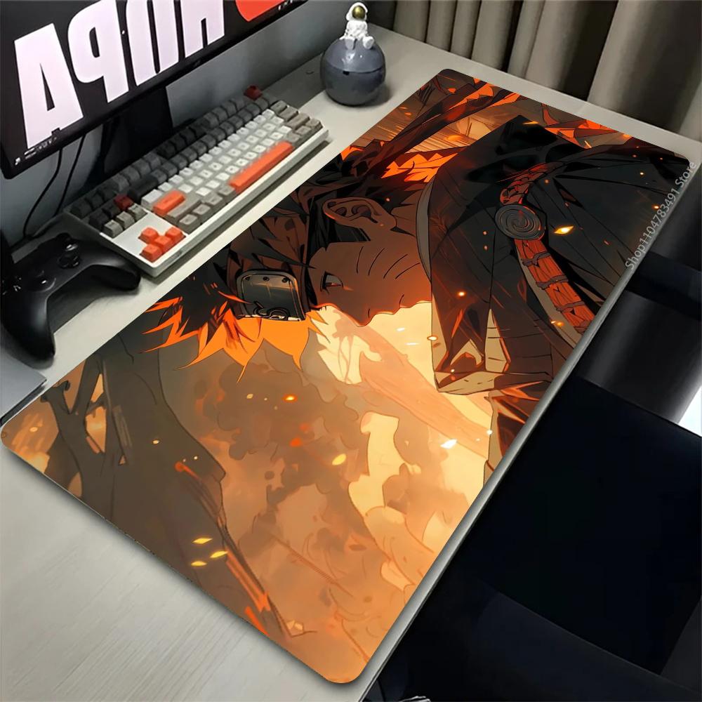 Podložka pod myš Podložka na stůl pro notebook Herní podložka na stůl Černobílá Manga Podložka pod myš Anime Kancelářský Počítač Naruto Uzumaki Koberec Herní Podložka pod klávesnici