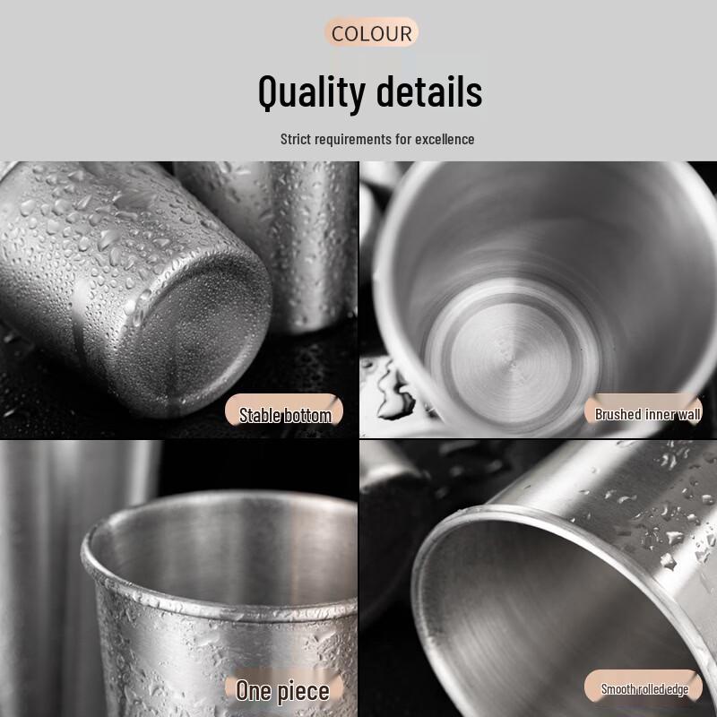 Shengye Stainless Steel Anti-Drop Single-Layer Cup
