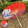 Chinesischer Antikstil Requisite Tanzschirm 56cm Cosplay Hanfu Ölpapier-Regenschirm Tanzaufführung