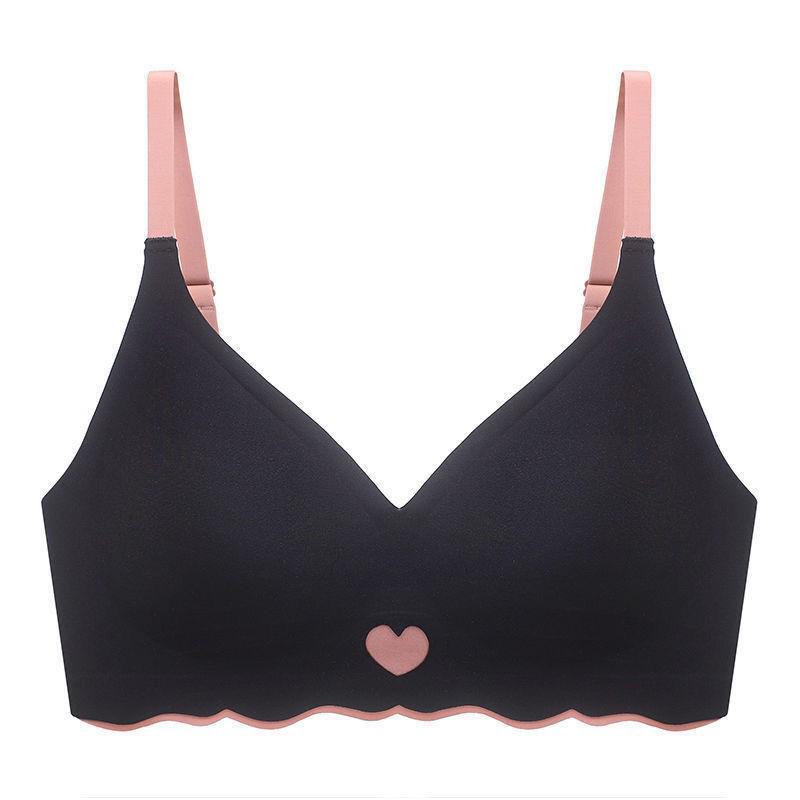 Intimo Dolce Senza Cuciture Anti-Caduta, Reggiseno Sottile per Seno Grande e Piccolo, Senza Ferretto Edizione Studenti