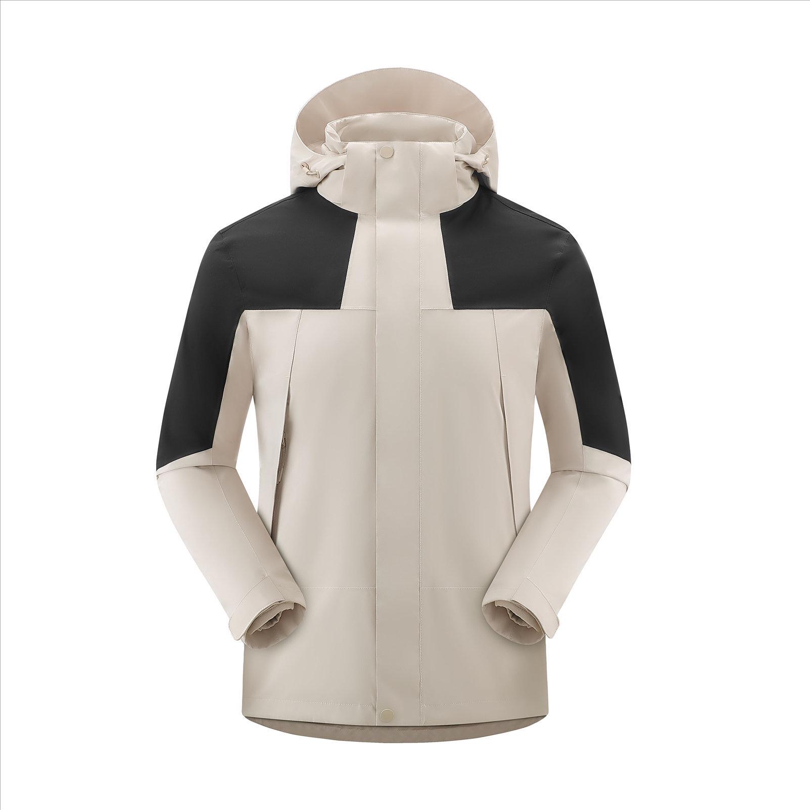 

Ветрозащитная, холодостойкая, с флисовой подкладкой, 3-в-1 куртка для активного отдыха на осень и зиму 3XL