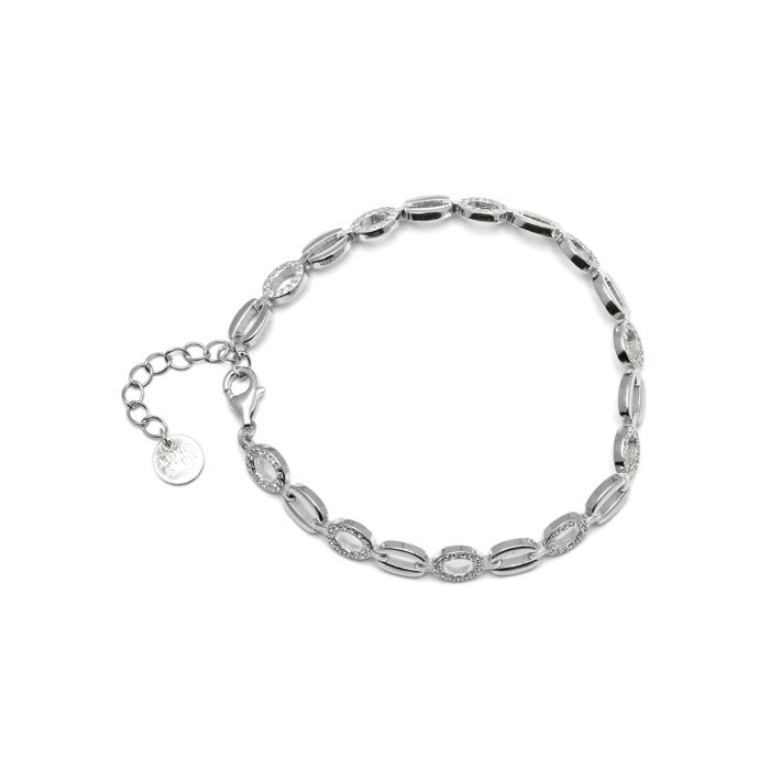 Bracelet - Luxenter - Lydas - Argent 925 - Zircon Cubique - Plaqué Finition En Rhodium