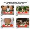 5Pcs Plastic Rectangular Plant Tray Base Light Brown Flowerpot Water Catcher Drip Saucer Planter Tray Indoor Outdoor Accessory