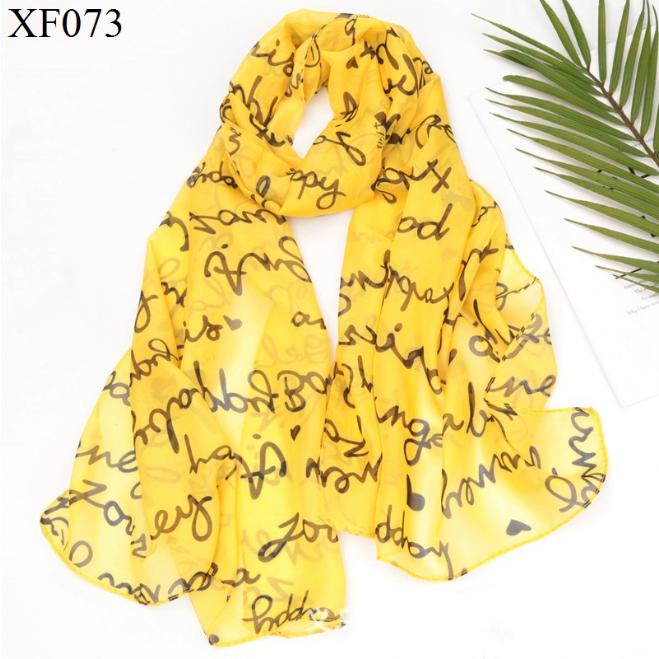 

Модные женские шарфы-шальки, принтованные шарфы, аксессуары для женских шарфов One Size жёлтый