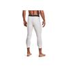 Under Armour Mesh Tight Breathable Sports Long Pants Men Bottoms White 1361588-100
