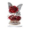 Rose Acrylic Decoration Home Decoration Decor For Home Table Ornament Different Shapes Gift For Mother On Mother'S Day