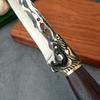 High-Carbon Steel Forged Butcher Boning Knife Kitchen Meat Cleaver Handmade Fishing Knives with Wood Handle