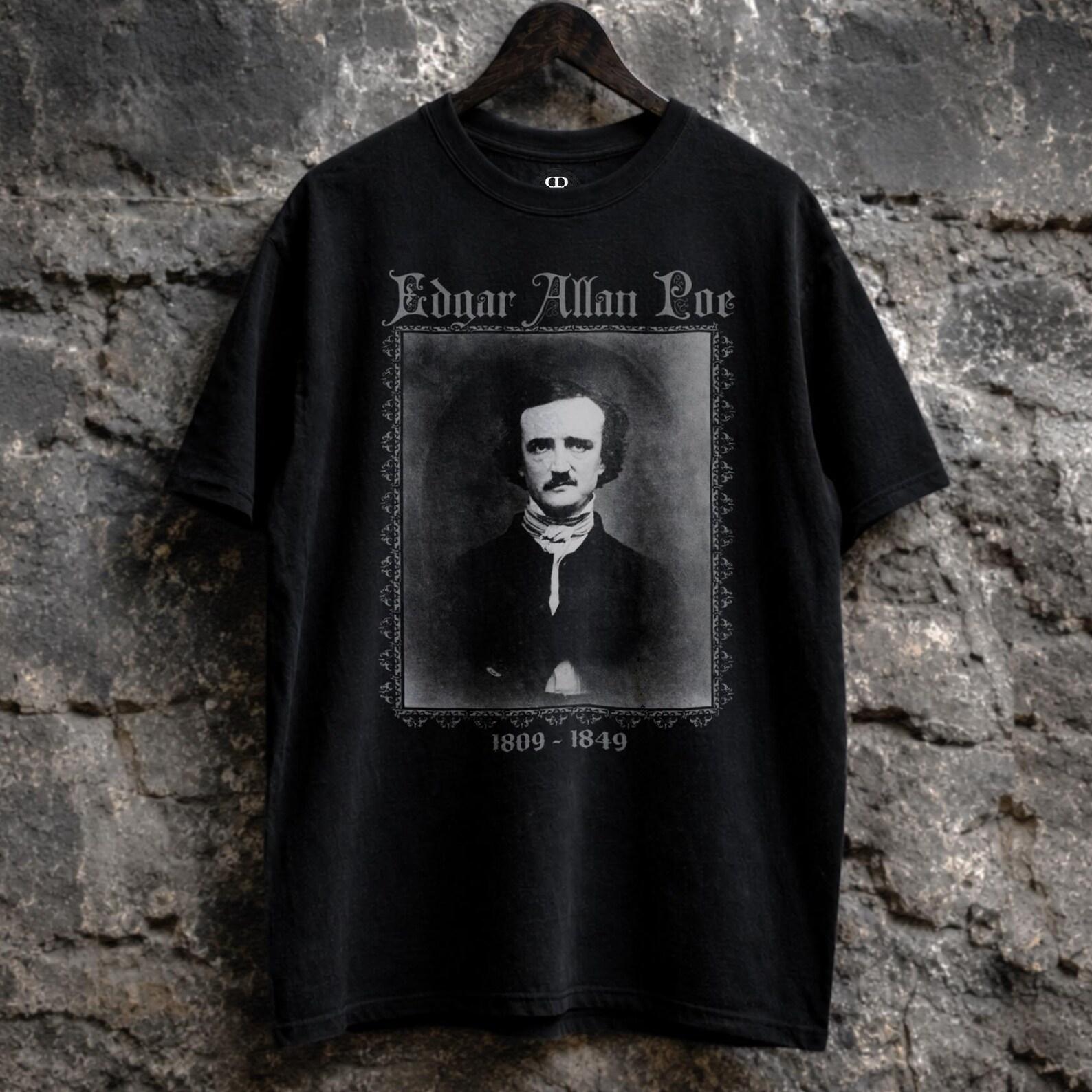 Edgar Allan Poe Shirt – Gothic Literature Dark Academia Graphic Tee S