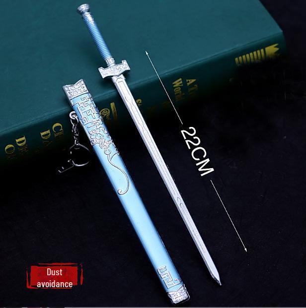 Anime-Themed Alloy Wangji Bichen Sword & Jiang C Jinling Weapon Replica