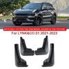 Für LYNK&CO 01   Auto Styling ABS Auto Schmutzfänger Spritzschutz Kotflügel Schmutzfänger Vorne Hinten Schutzblech Auto Zubehör