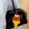 Creative Cute Donut Animal Plush Toy Soft Stuffed Keychain Pendant Cartoon Bag Charm Backpack Hanging Ornaments Car Keyring Gift