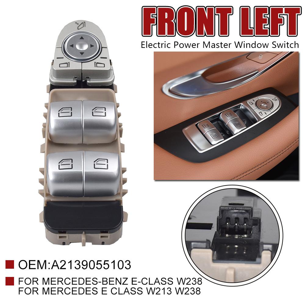 

New Front Left Power Window Lift Switch Button 2139055103 A2139055103 For Mercedes Benz E 200 220 300 350 400 E-CLASS W238 W213 бежевий