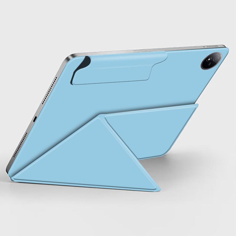 For Vivo Pad3 Pro Case Origami Stand Magnetic Absorption PU Leather Tablet Cover
