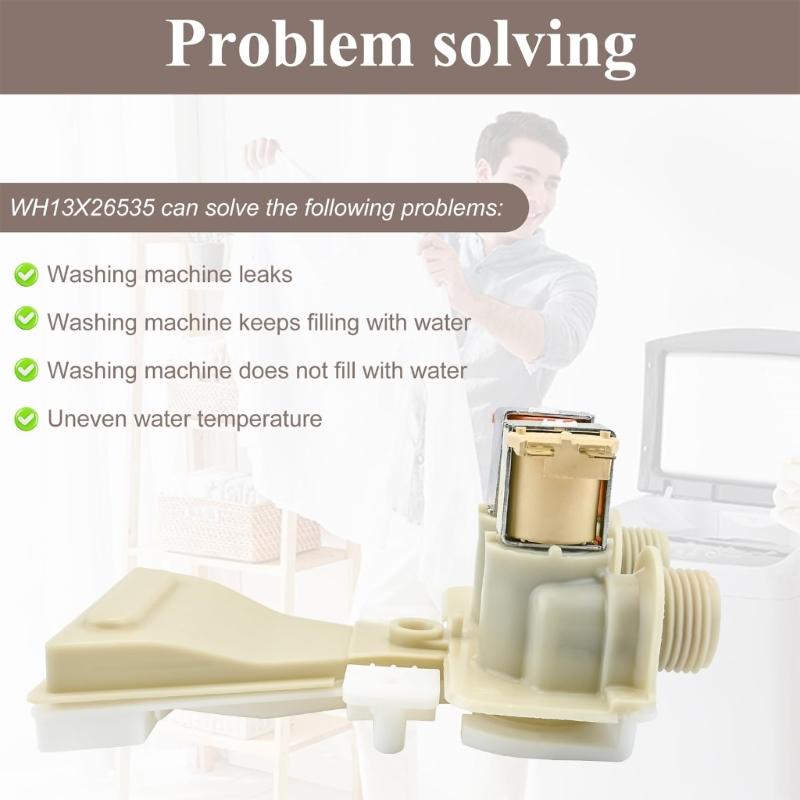 Plastic Water Valves WH13X26535 for Washing Machines Offering Long Lasting Use Corrosion Resistance and Easy Installation