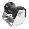 5 Inch Rubber Boat Trailer Roller with Steel Bracket Keel Roller Assembly Kit for Replacement