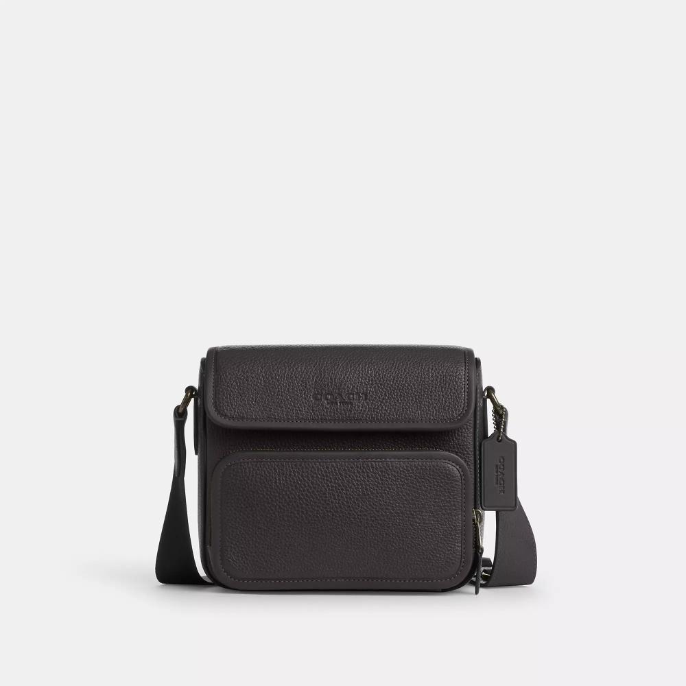 

Coach Sullivan Flap Crossbody Bag Gunmetal Graphite One Size