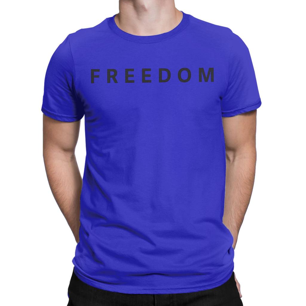 Charlie Kirk Freedom RIP T Shirt Men's  Cotton Fashion T-Shirt Round Collar A True Patriot Tee Shirt Short Sleeve Clothes Unique