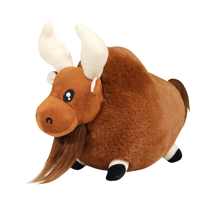 New Cartoon Animal Moose Plush Animal Doll Moose Plush Ornament Children's Holiday Gift