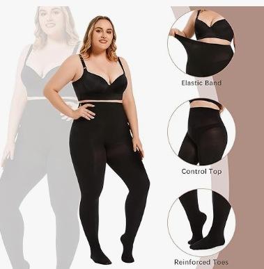 

Extra large size D velvet pantyhose spring and autumn versatile anti-hook durable leggings are not slightly meat-permeable [extra large size] чёрный