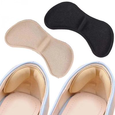 4 Paar Ferseneinlagen Polster Pflaster Schmerzlinderung Anti-Verschleiß Polster Fußpflege Fersenschutz Kleberückseite Aufkleber Schuheinlage Einlegesohle