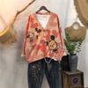 Early Autumn New Products Women's Coat Knitted Sweater Mink Knitted Cardigan V-neck Women's Loose Top Sweater Cardigan Fashion