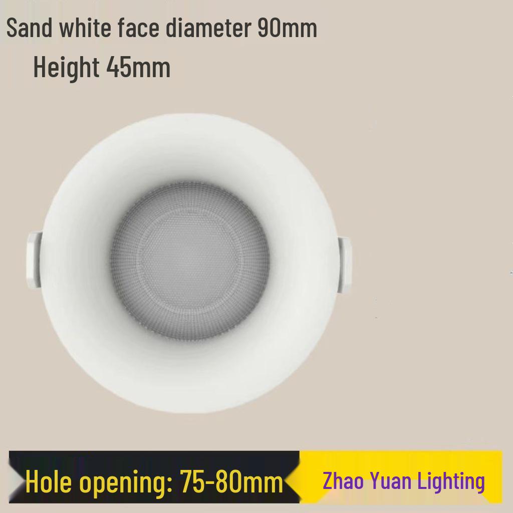 

Waterproof Anti-Fog Anti-Glare Curved Recessed Ceiling and Wall Washer Downlight 6000K