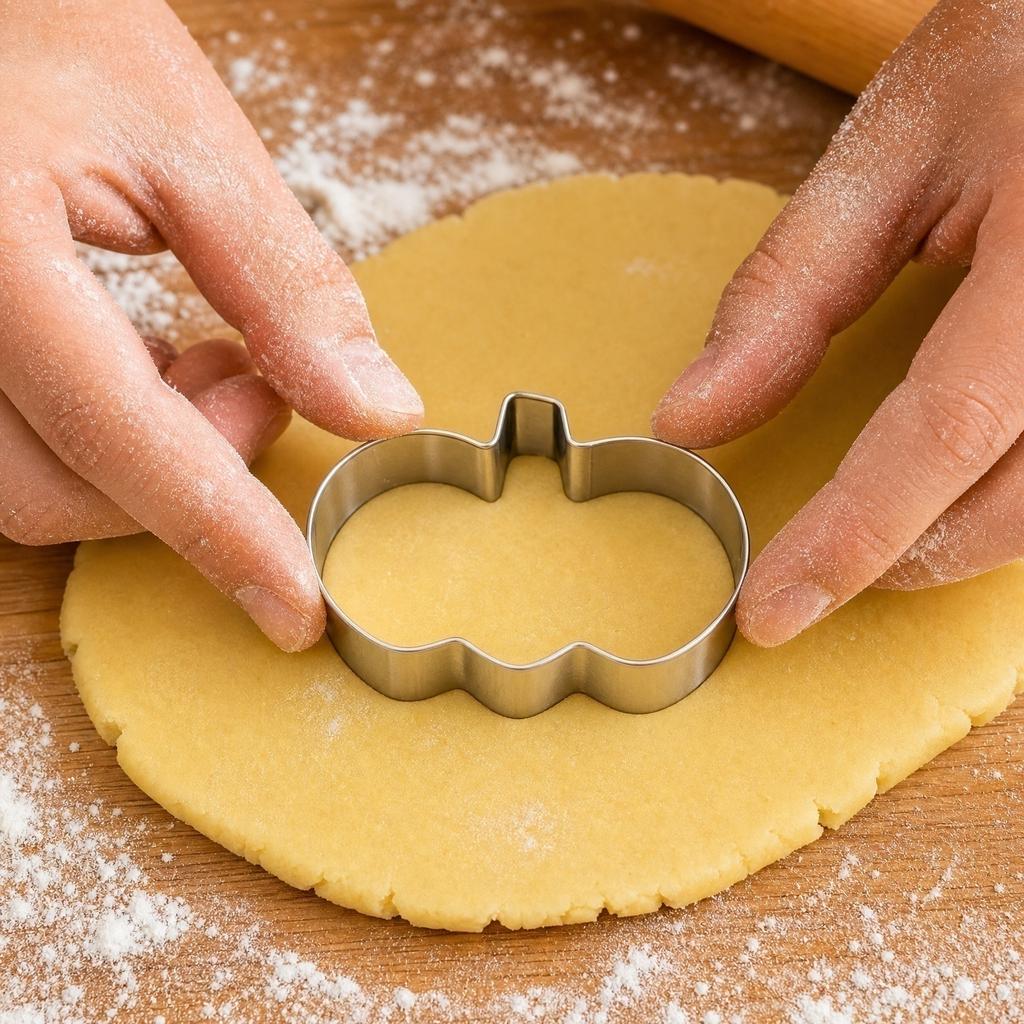 12 Pieces Halloween Cookie Cutters Set Stainless Steel Pumpkin Ghost Witch Hat Bat Spider Owl Coffin Crown Shape Baking Tools