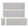 50 Pieces Transparent Holographic Trading Cards Film