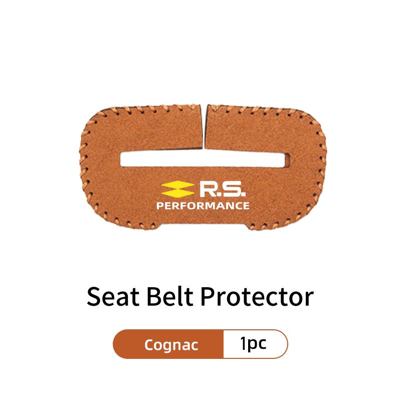 IRHQ6 Car Seat Belt Buckle Clip Suede Wear Resistant Protector Cover For Renault Clio Arkana Captur Twingo Talisman RS Logan Duster